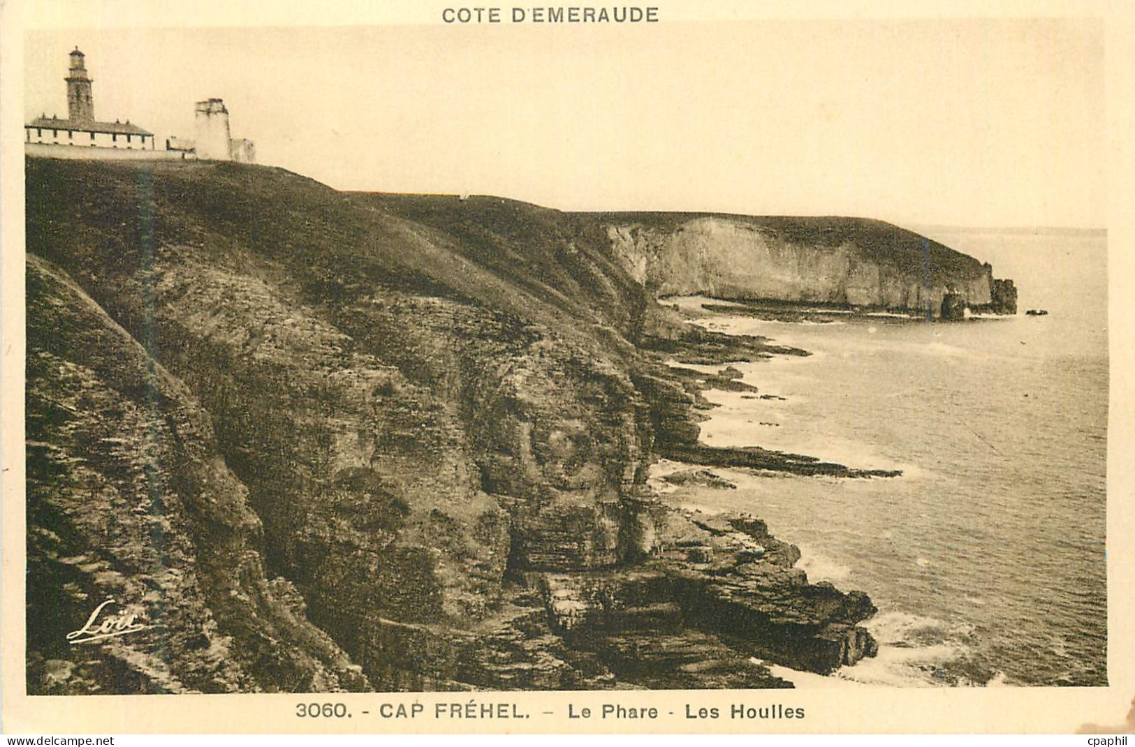CPA Cap Frehel Le Phare Les Houlles