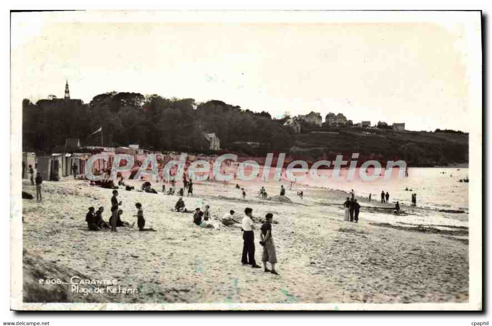 CPA Carantec Plage De Kelenn