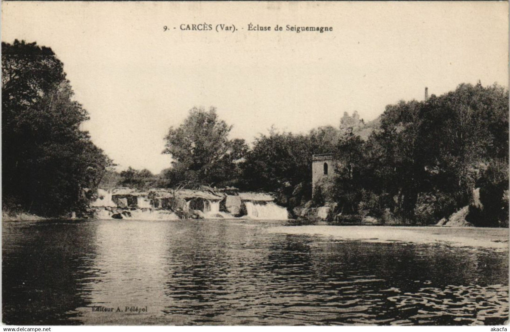 CPA CARCES Ecluse de Seiguemagne (1112429)