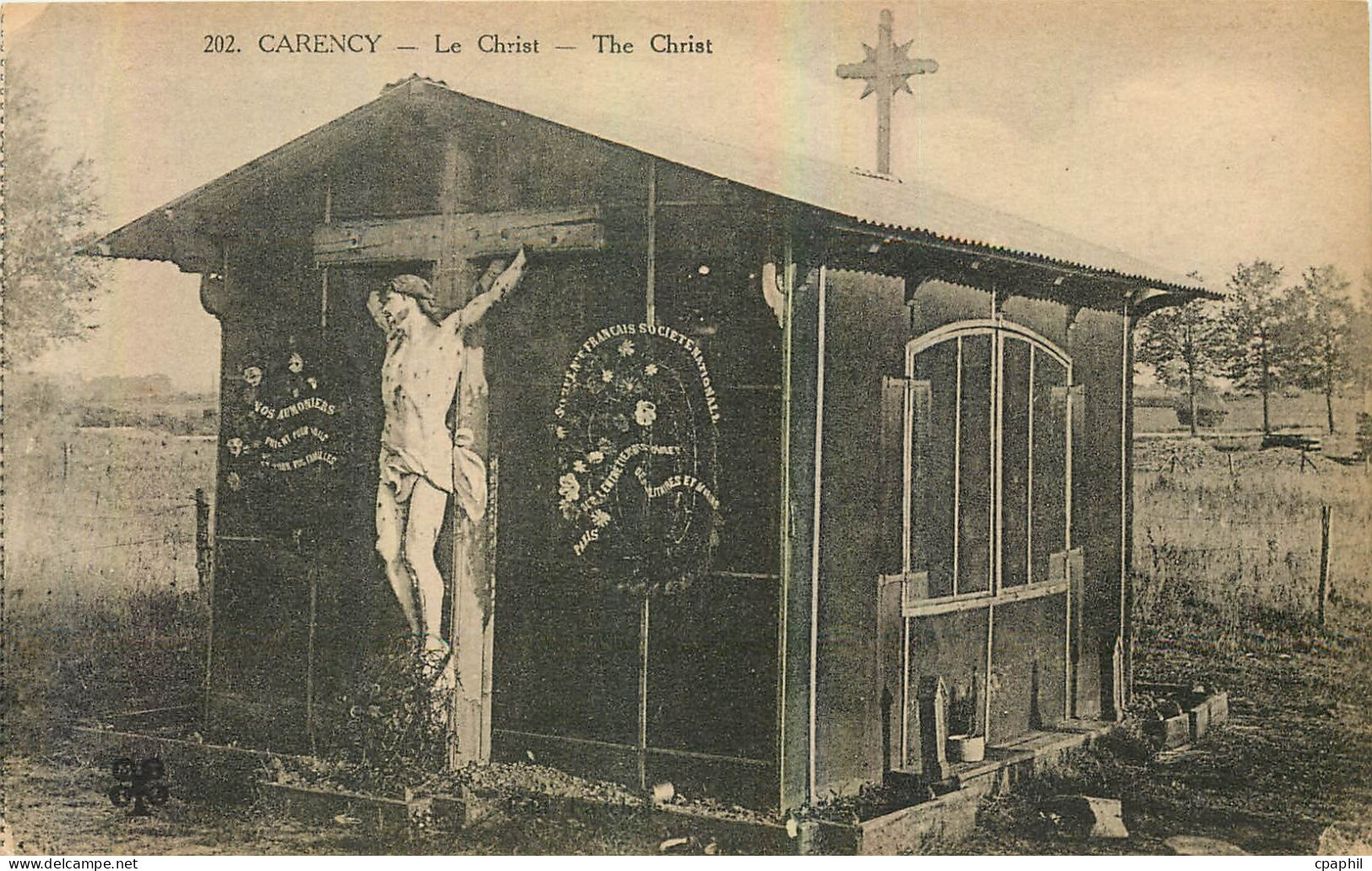 CPA Carency Le Christ