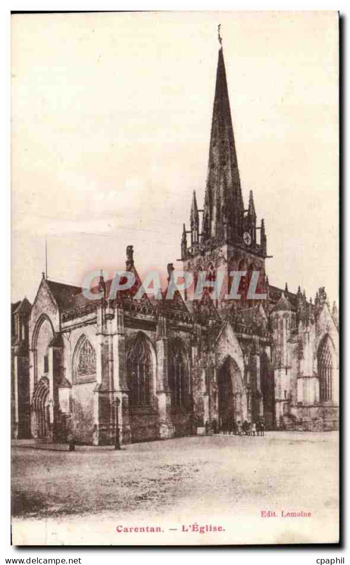 CPA Carentan L Eglise