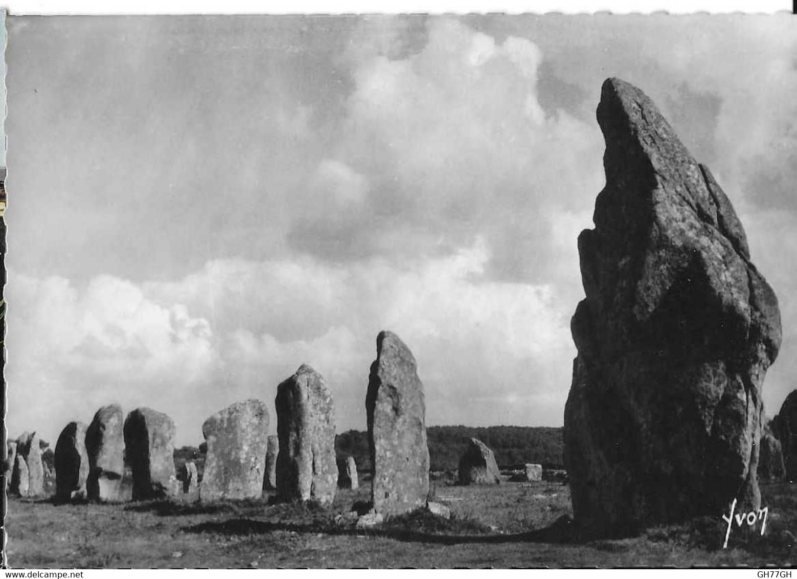 CPA CARNAC -alignement de Ker-Ménec