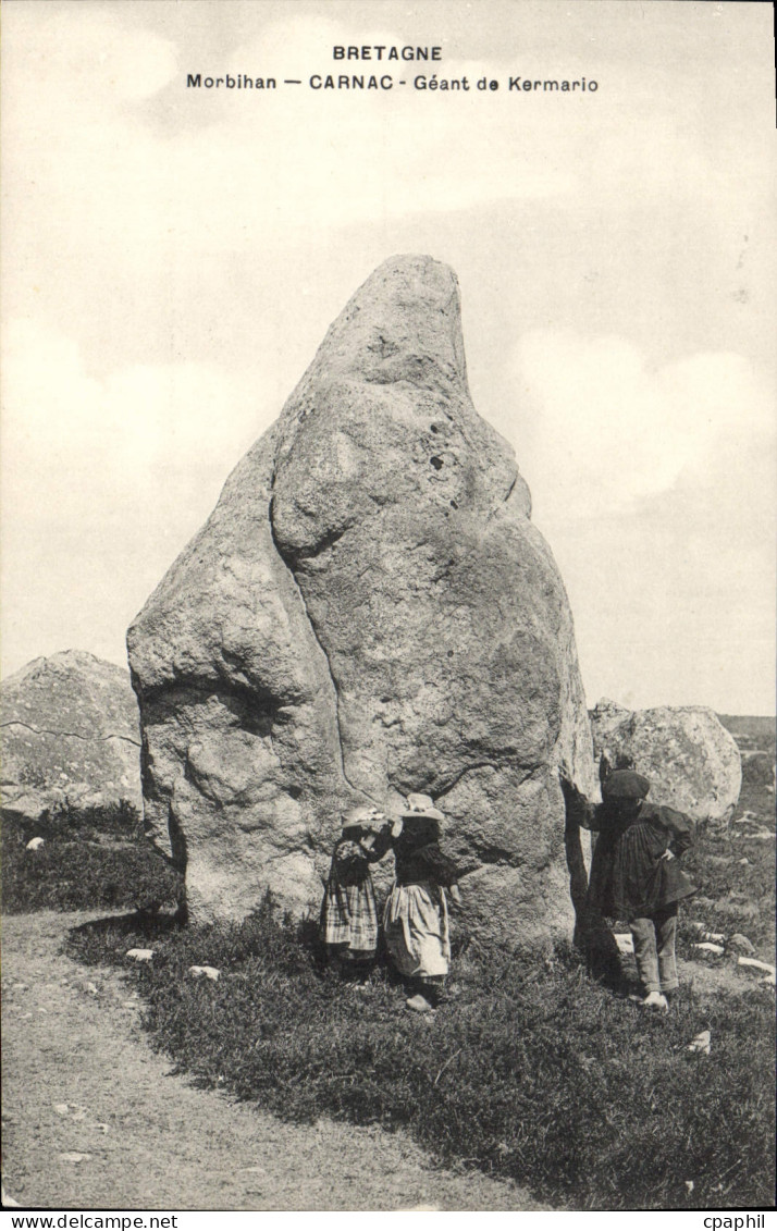 CPA Carnac Geant De Kermario