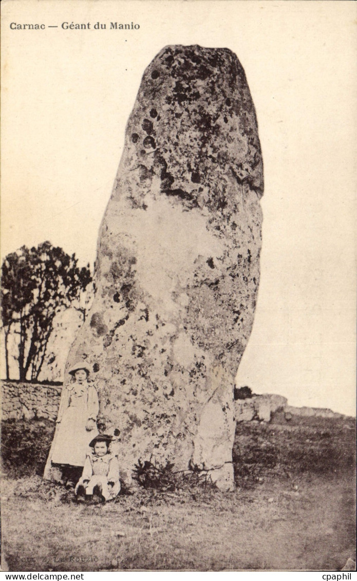 CPA Carnac Géant Du Manio