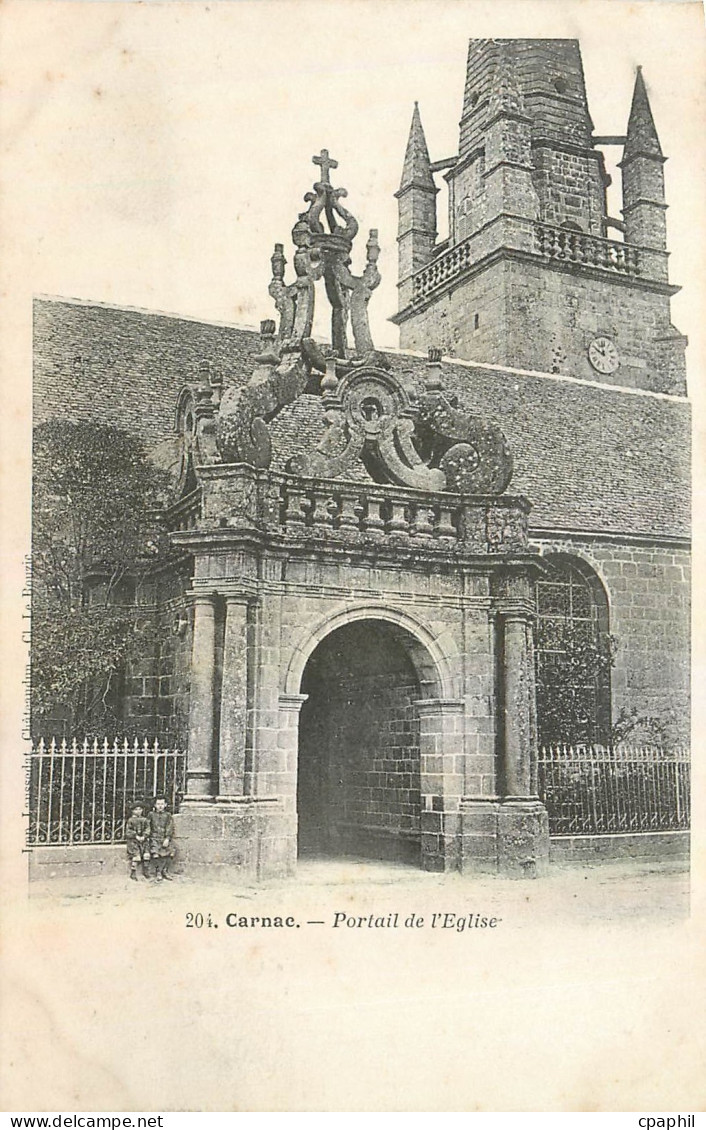 CPA Carnac Portail de l'Eglise