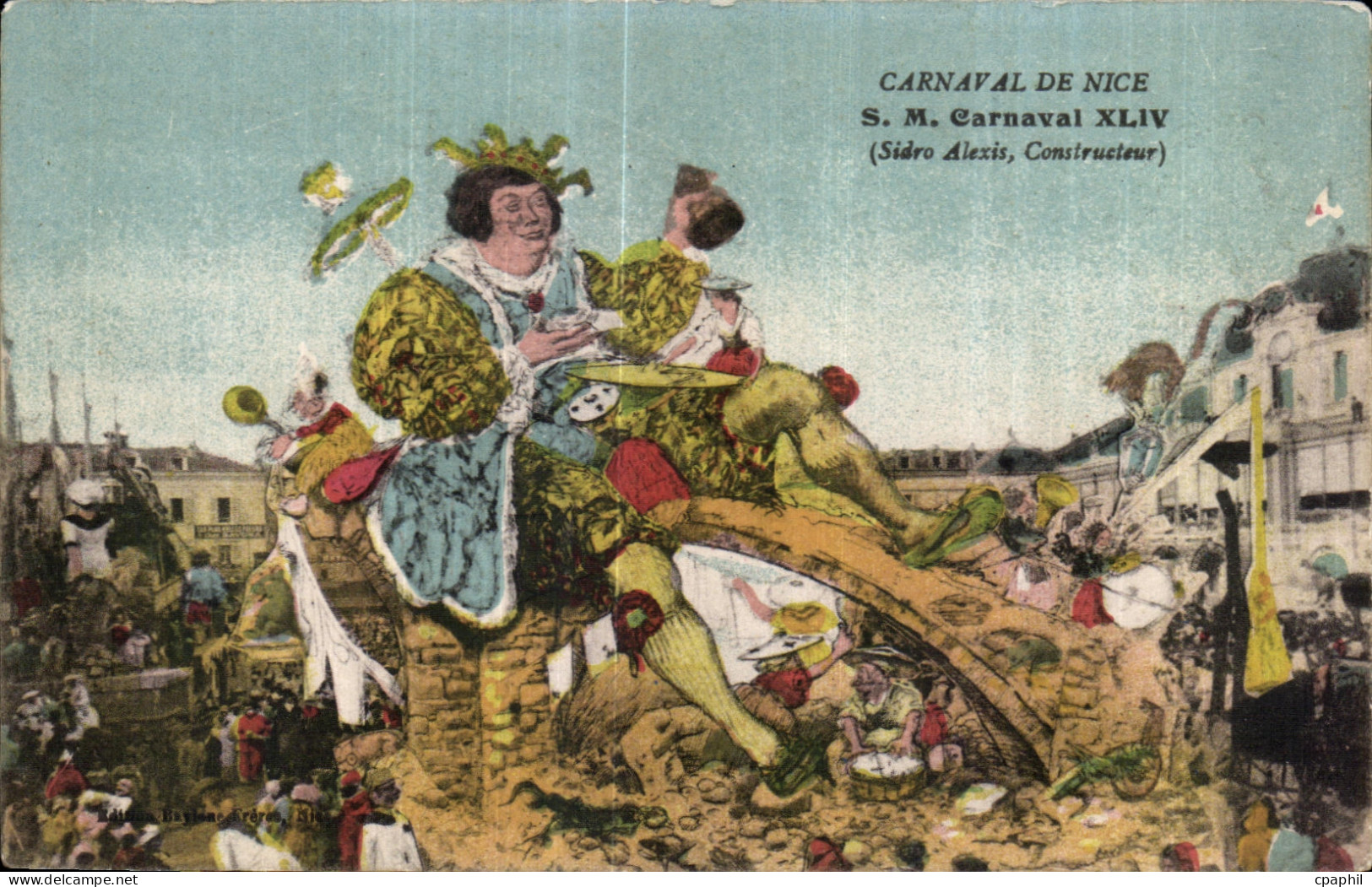 CPA Carnaval De Nice Carnaval XLIY (Sidro Alexis Constructeur)