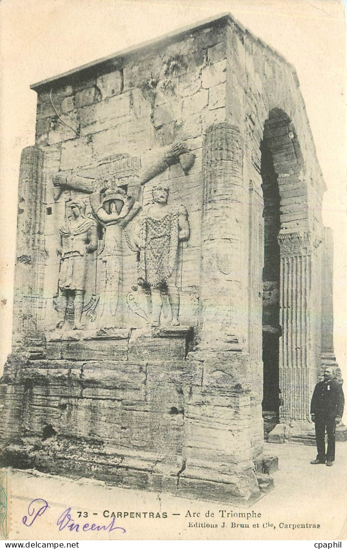 CPA Carpentras Arc de Triomphe