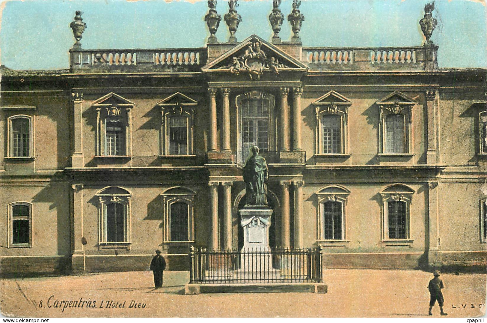 CPA Carpentras l'Hotel Dieu