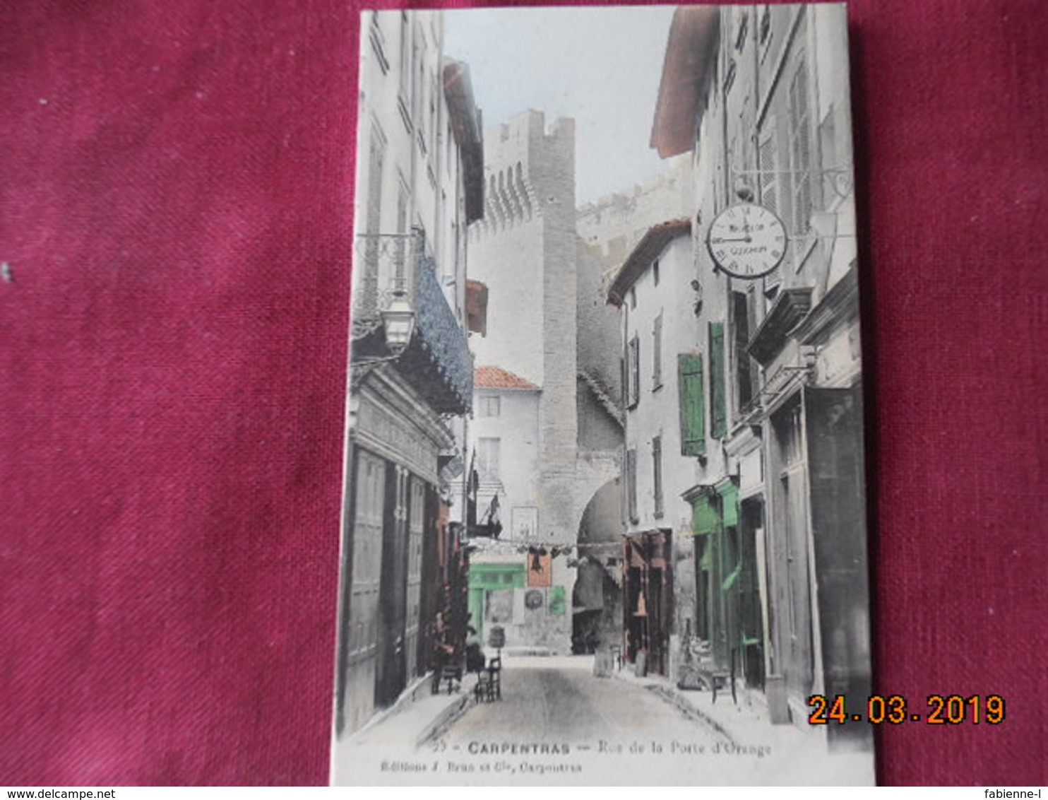 CPA - Carpentras - Rue de la Porte d'Orange