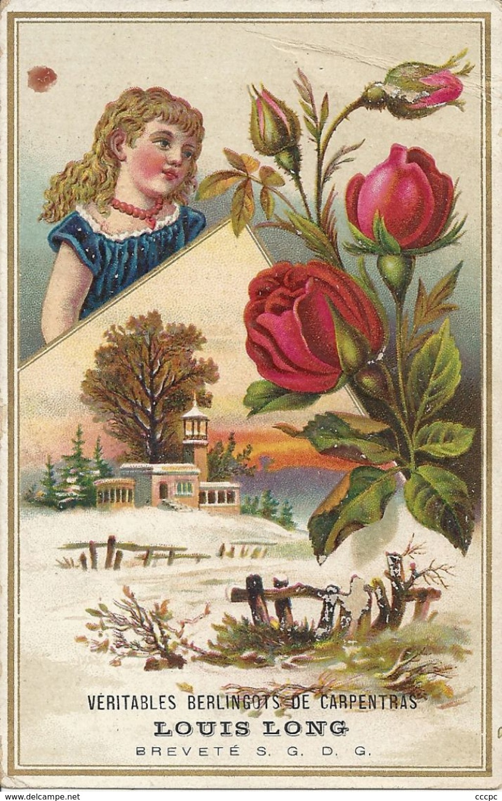 CPA Carpentras Véritables Berlingots Louis Long Grand Chromo