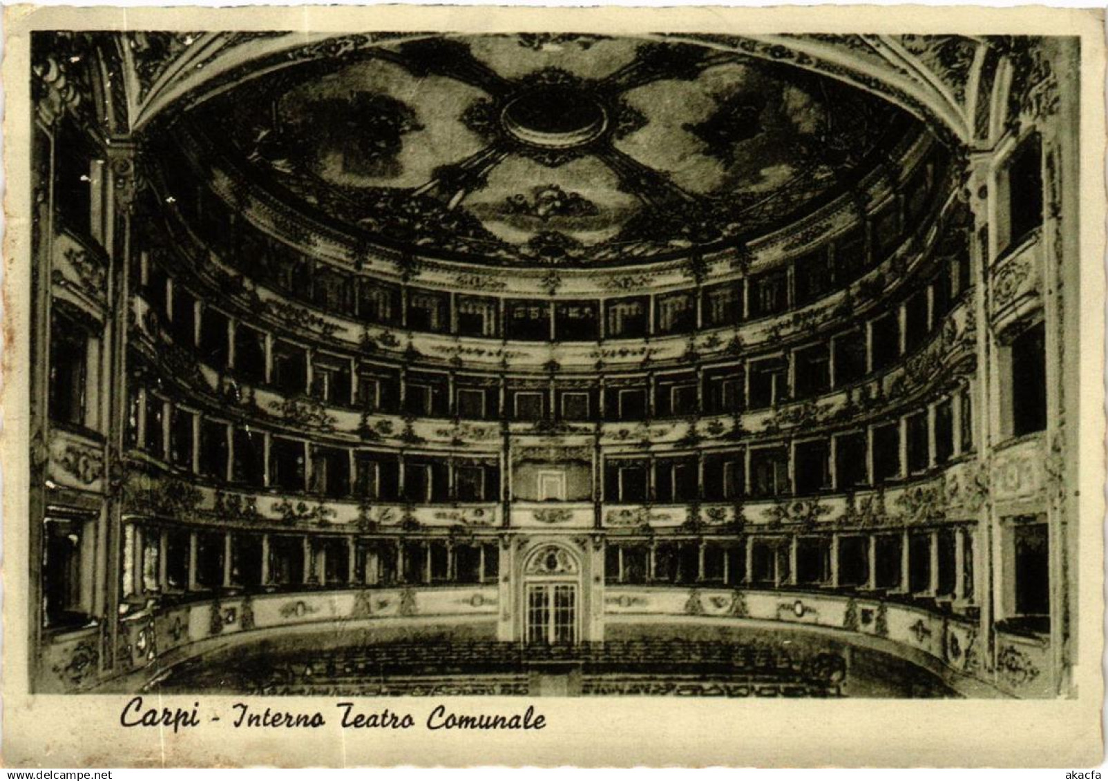 CPA Carpi Interno Teatro Comunale ITALY (595477)