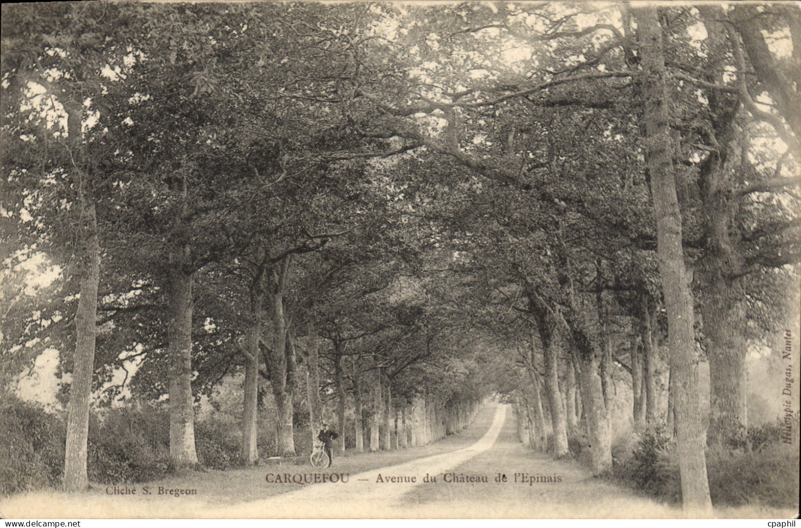 CPA Carquefou Avenue du Chateau de l'Epinais