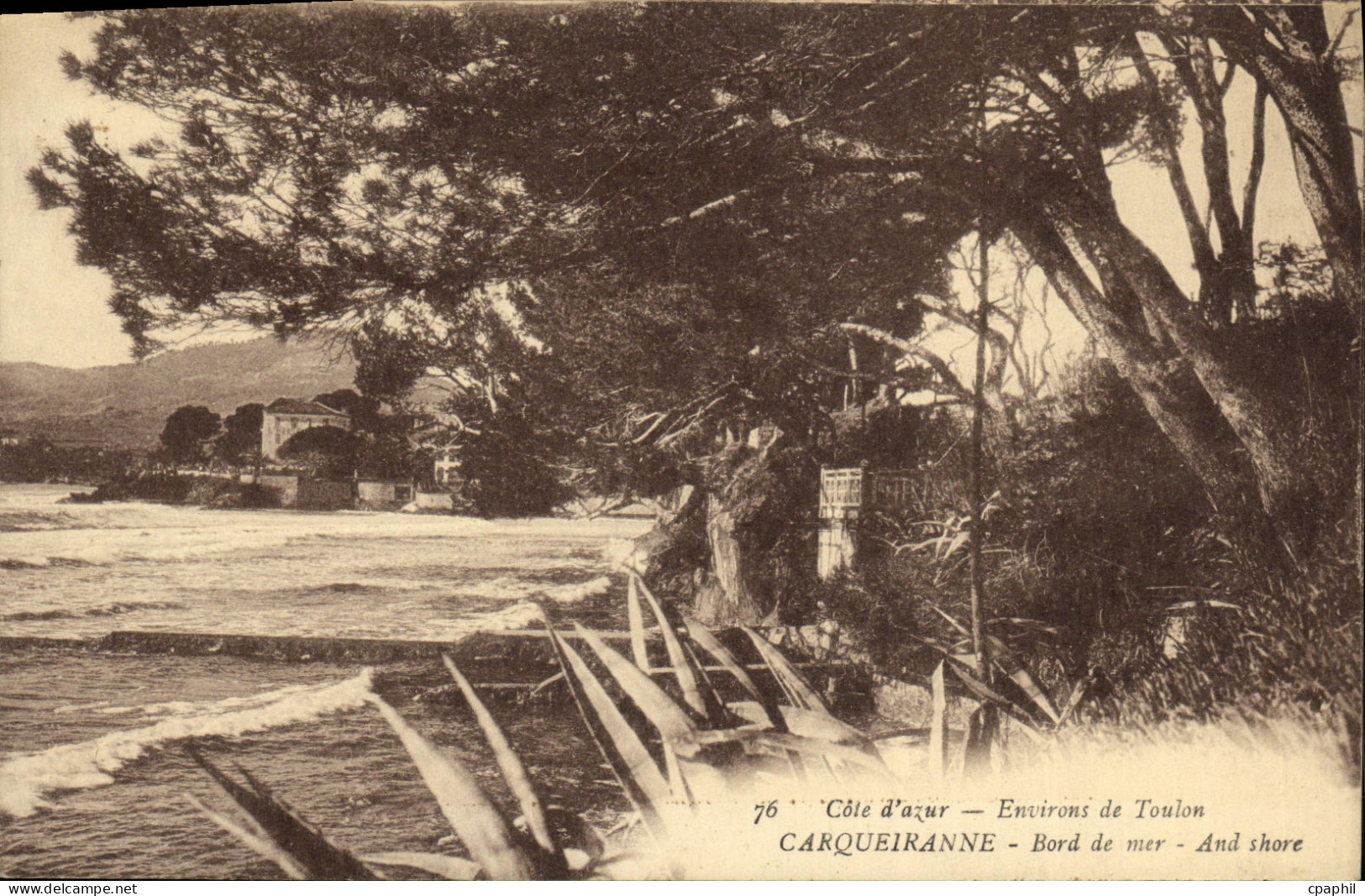CPA Carqueiranne Bord de Mer Environs de Toulon