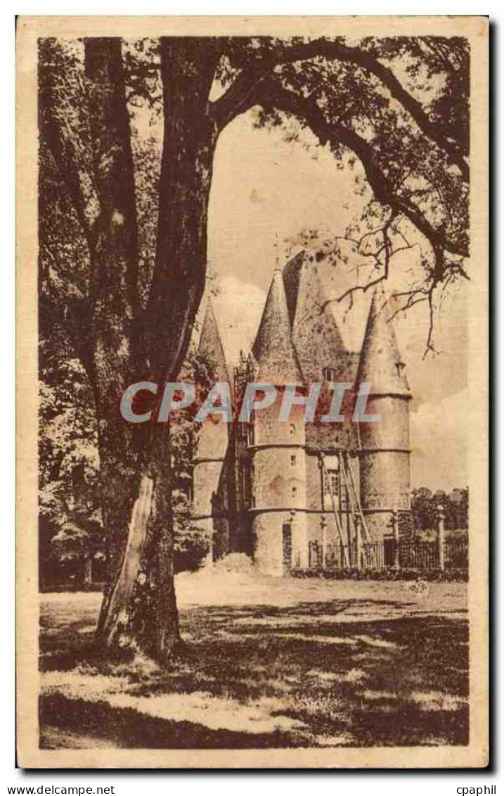 CPA Carrouges Entree Du Chateau