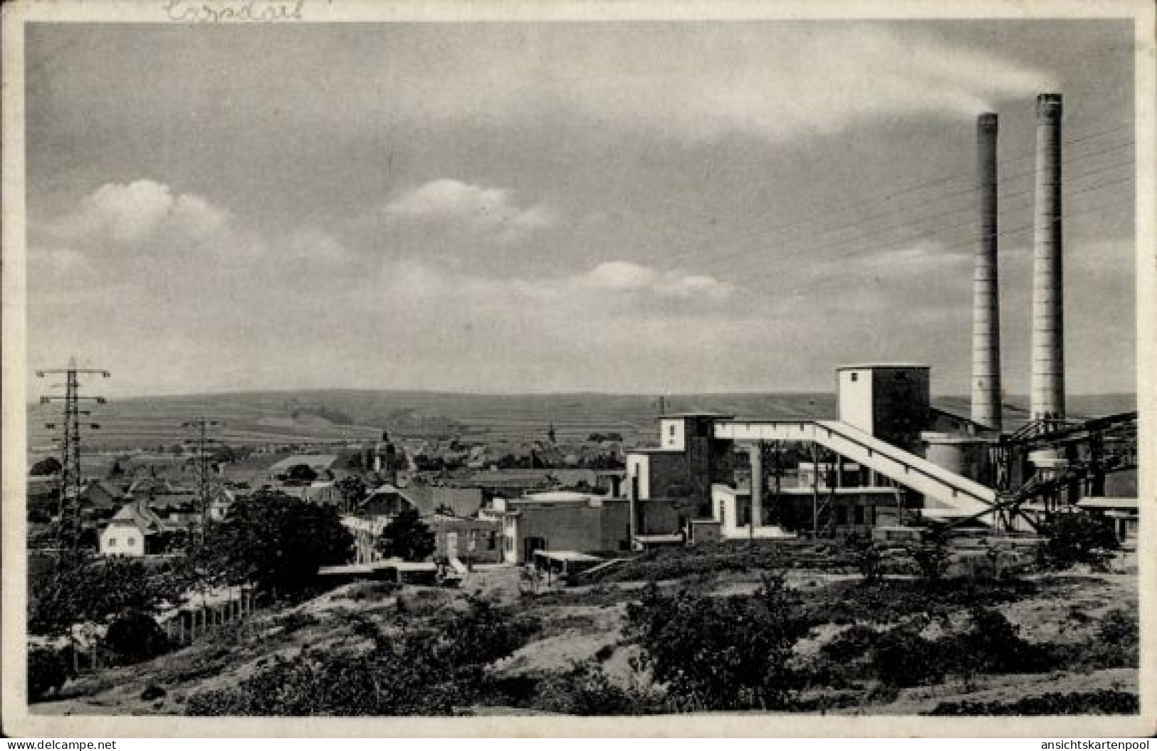 CPA Carsdorf Karsdorf an der Unstrut, Zementwerk