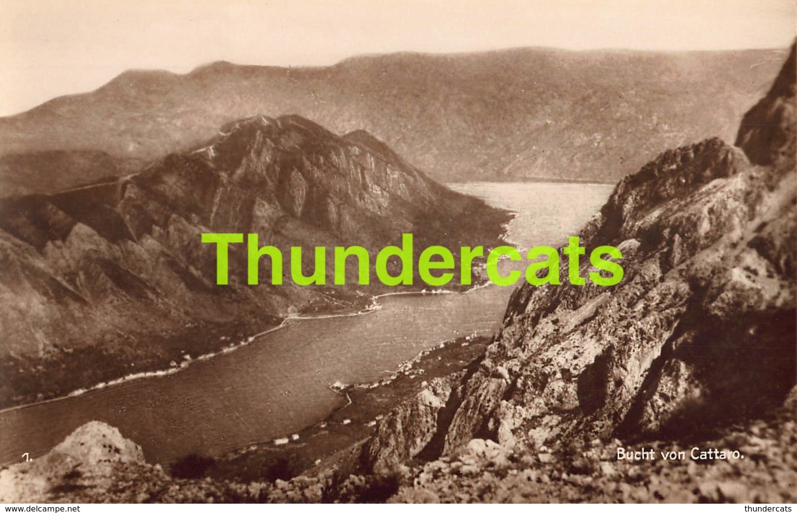 CPA CARTE DE PHOTO YUGOSLAVIA JUGOSLAVIE JUGOSLAVIA KOTORSKI ZALIV