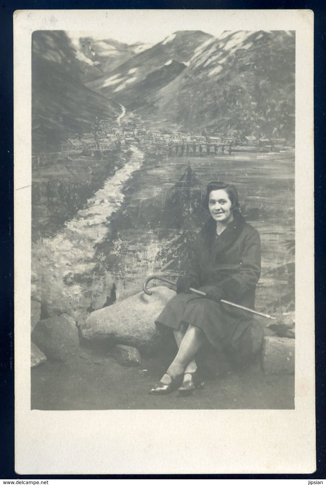 cpa carte photo du 65 Argeles Gazost photo montage    1927  sep17-1