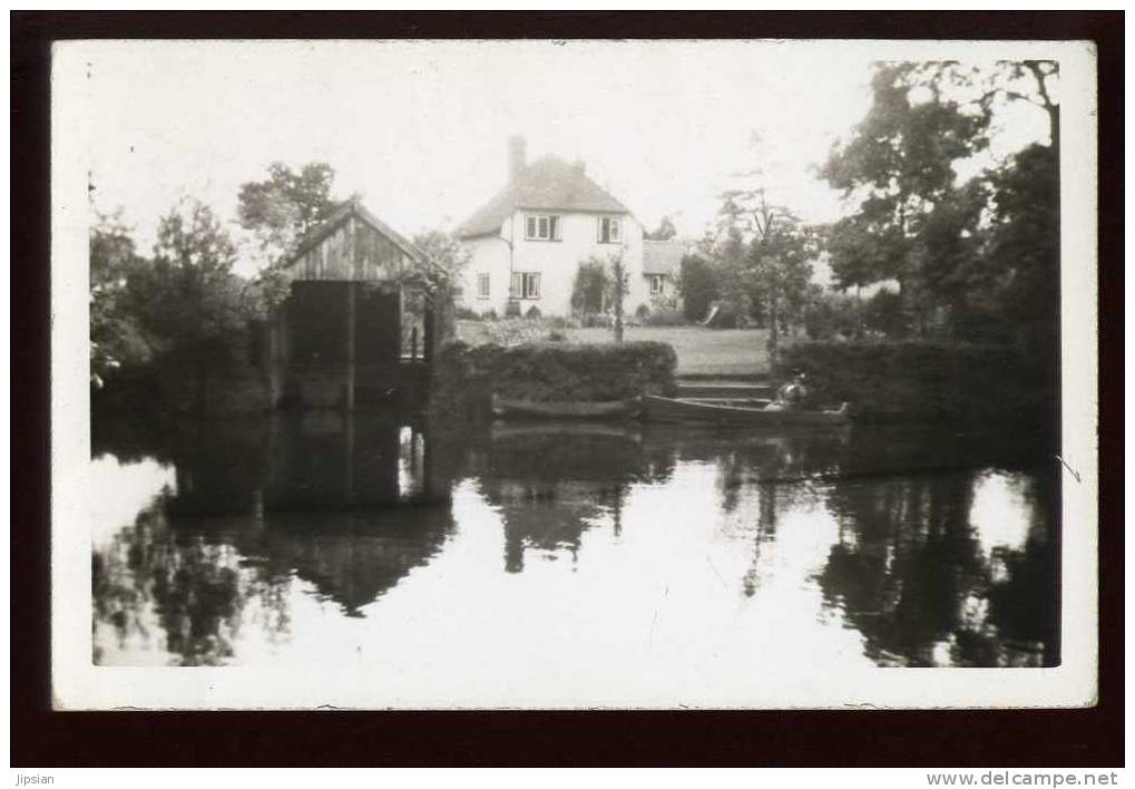 Cpa carte photo Hemingford Abbots The red Cottage  V4c