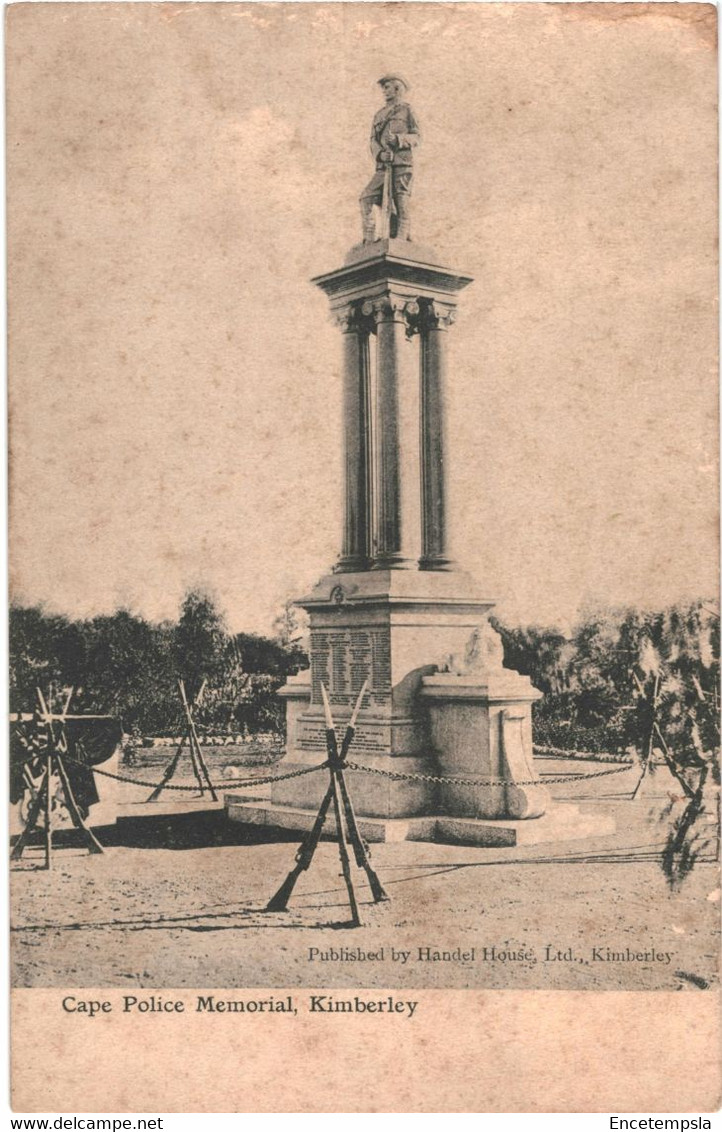 CPA Carte Postale  Afrique du Sud Kimberley Cape Police memorial  VM51126ok