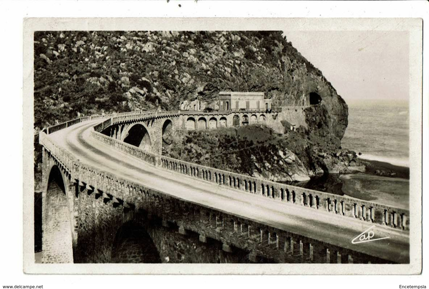 CPA-Carte Postale Agérie-Route de Djidjelli à Bougie (Béjaïa)Pont de Dar El Oued VM20537