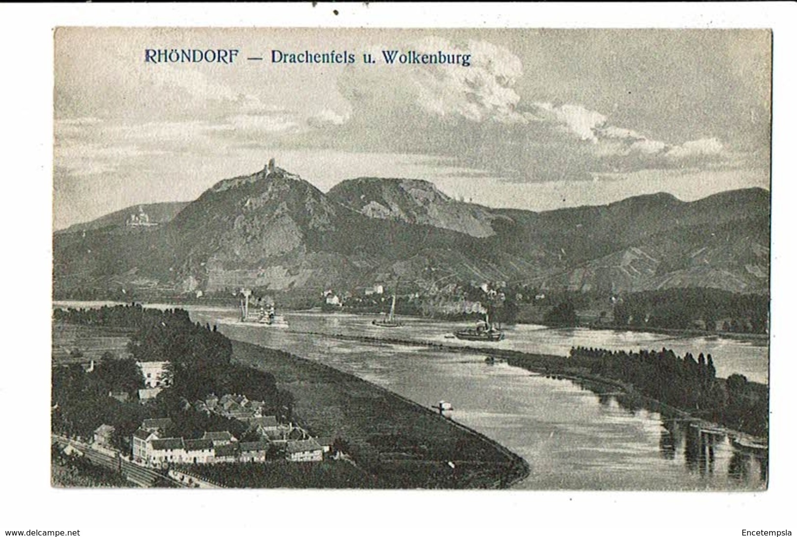 CPA-Carte Postale Allemagne- Röhndorf-Drachenfels u. Wolkenburg VM15640