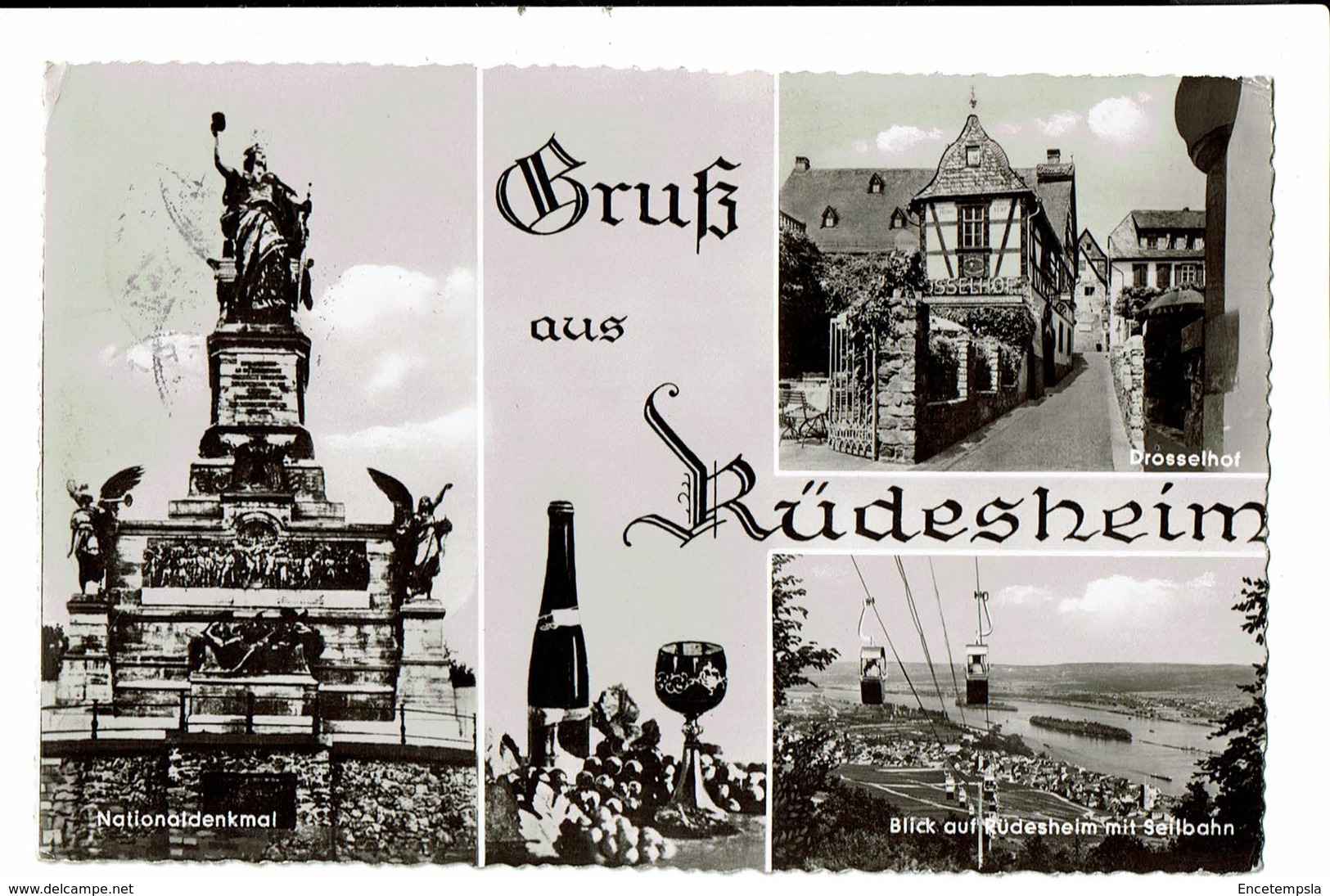 CPA - Carte Postale -Allemagne- Ruedesheim- Grufz aus Ruedesheim 1958 VM1680