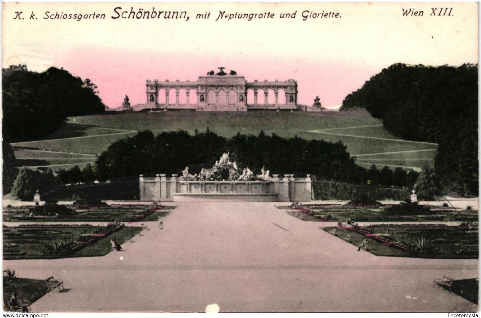 CPA  Carte Postale Autriche  Wien Château de Schönbrunn Mit Neptungrotte und Gloriette  VM104744