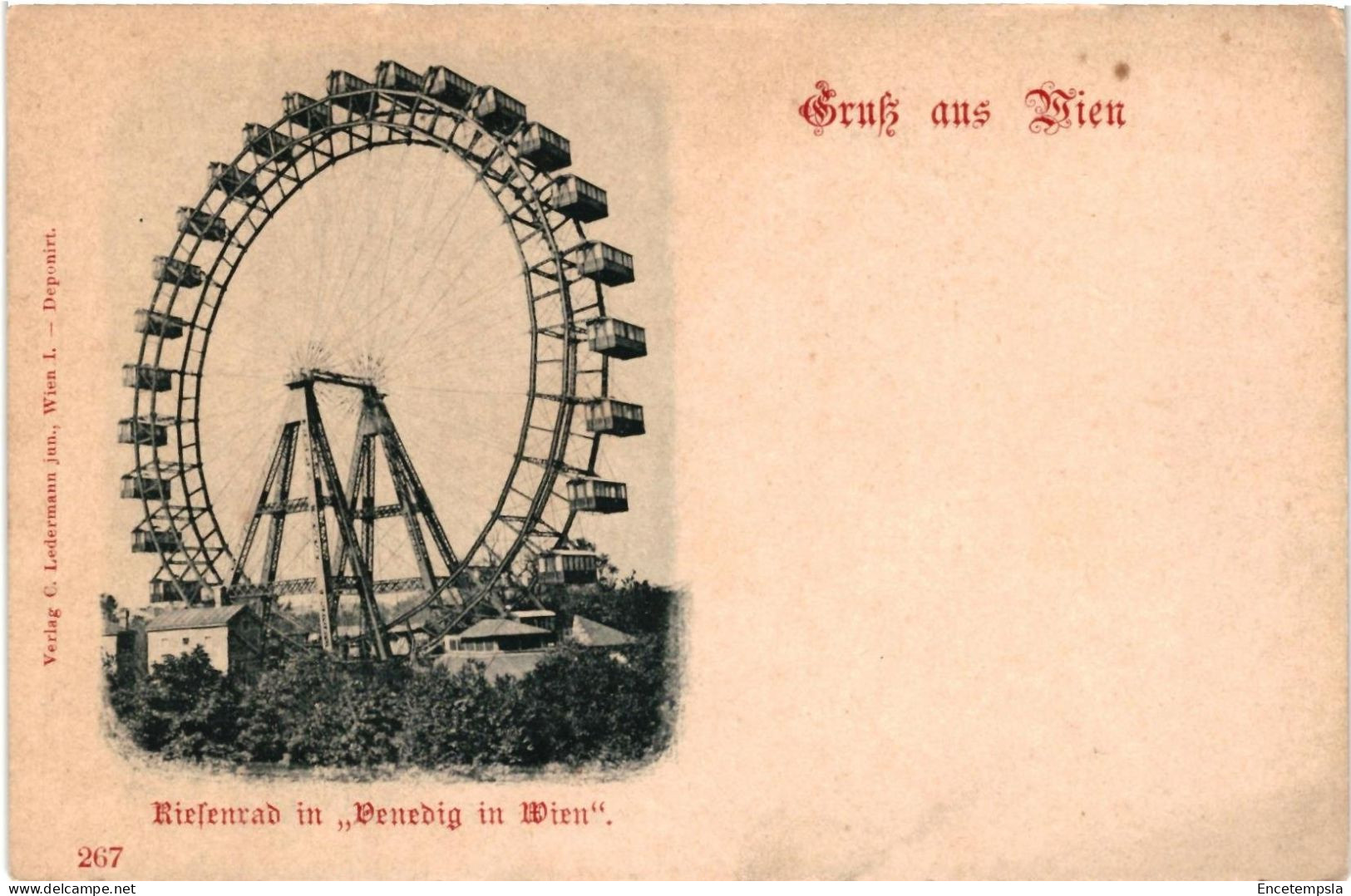 CPA  Carte Postale Autriche  Wien Gruss aus Wien Riesenrad in Denedig in Wien VM105917