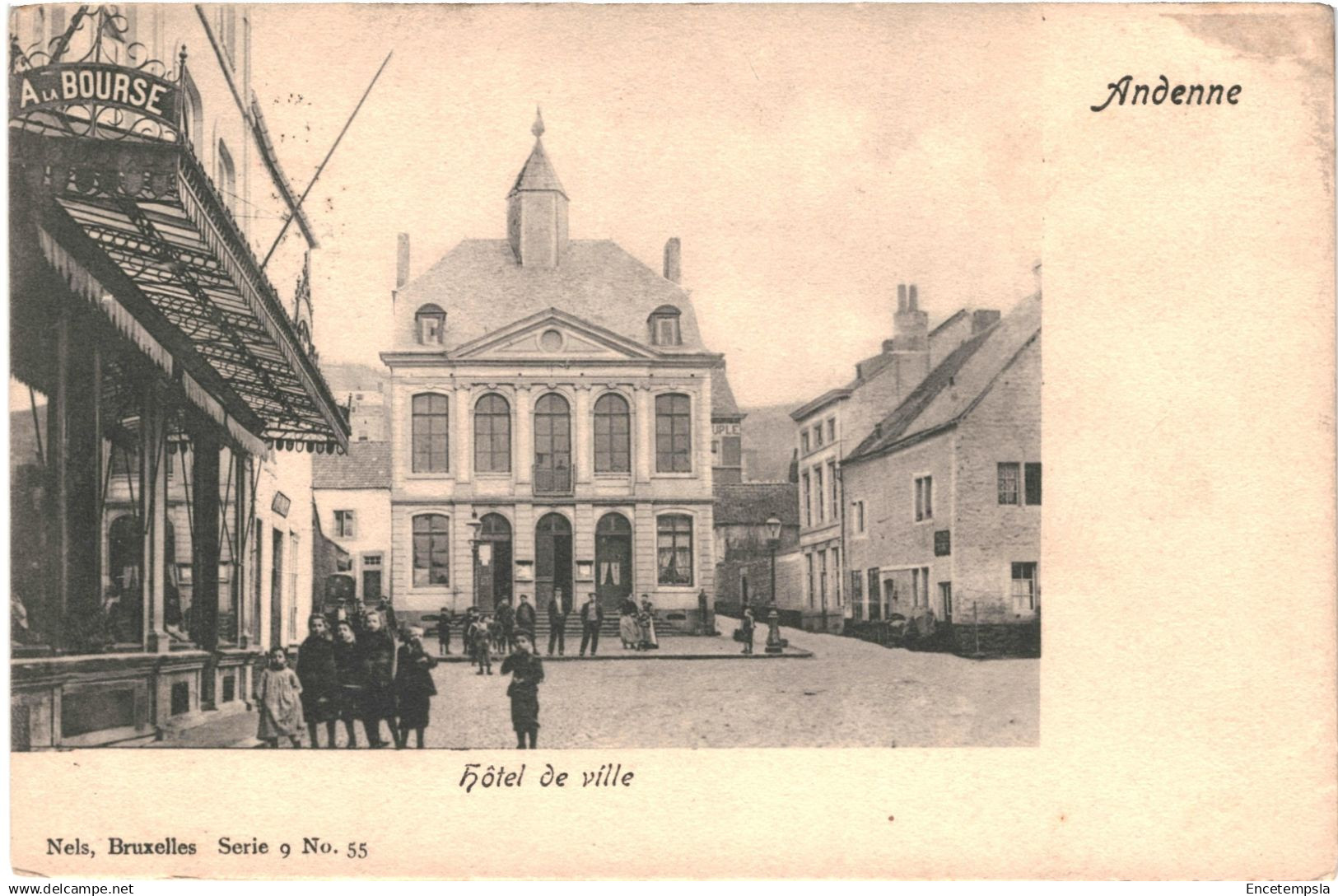 CPA Carte Postale Belgique  Andenne  Hôtel de ville 1904 VM88051ok