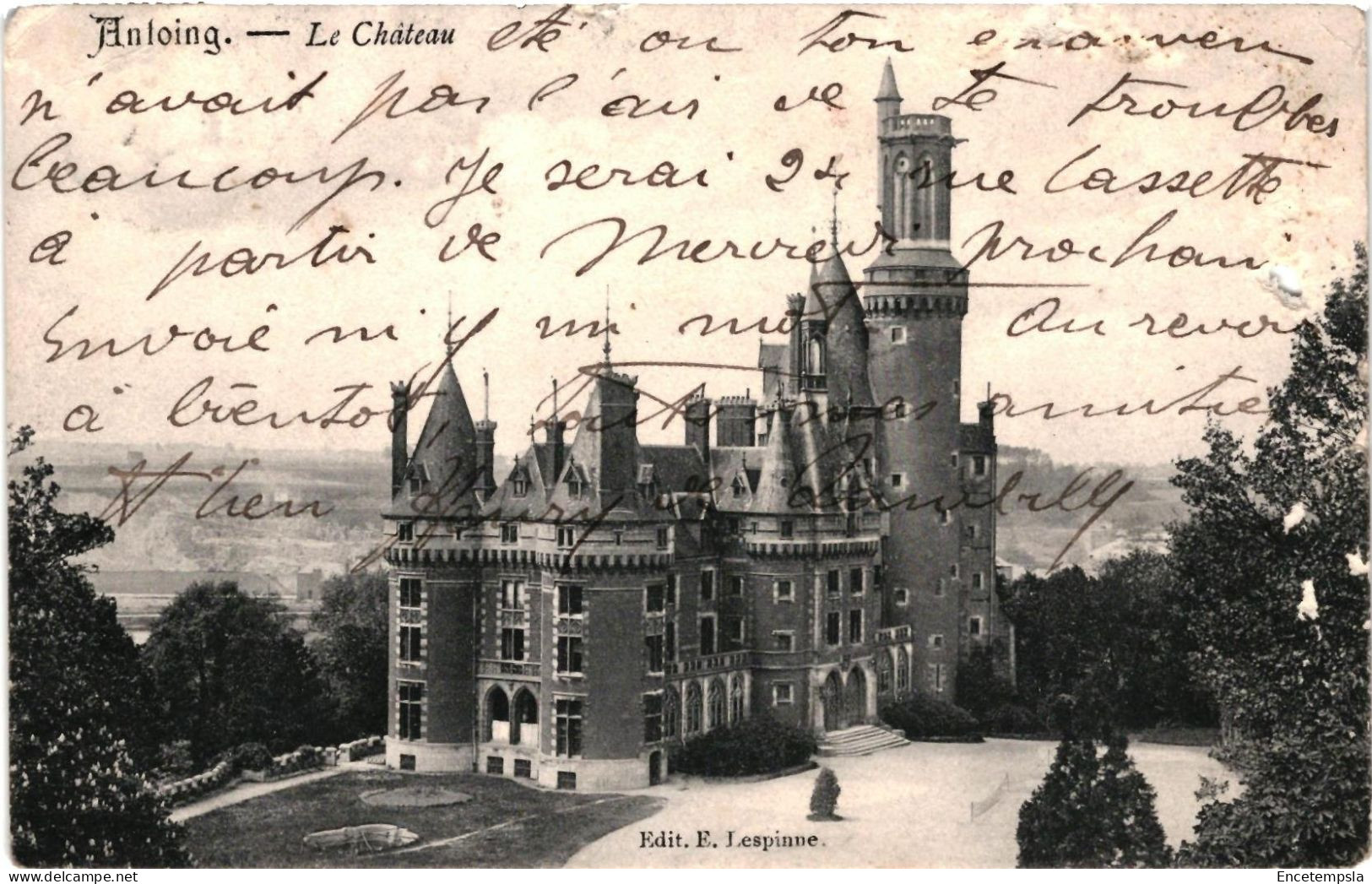 CPA  Carte Postale  Belgique  Antoing Le Château 1912  VM101035