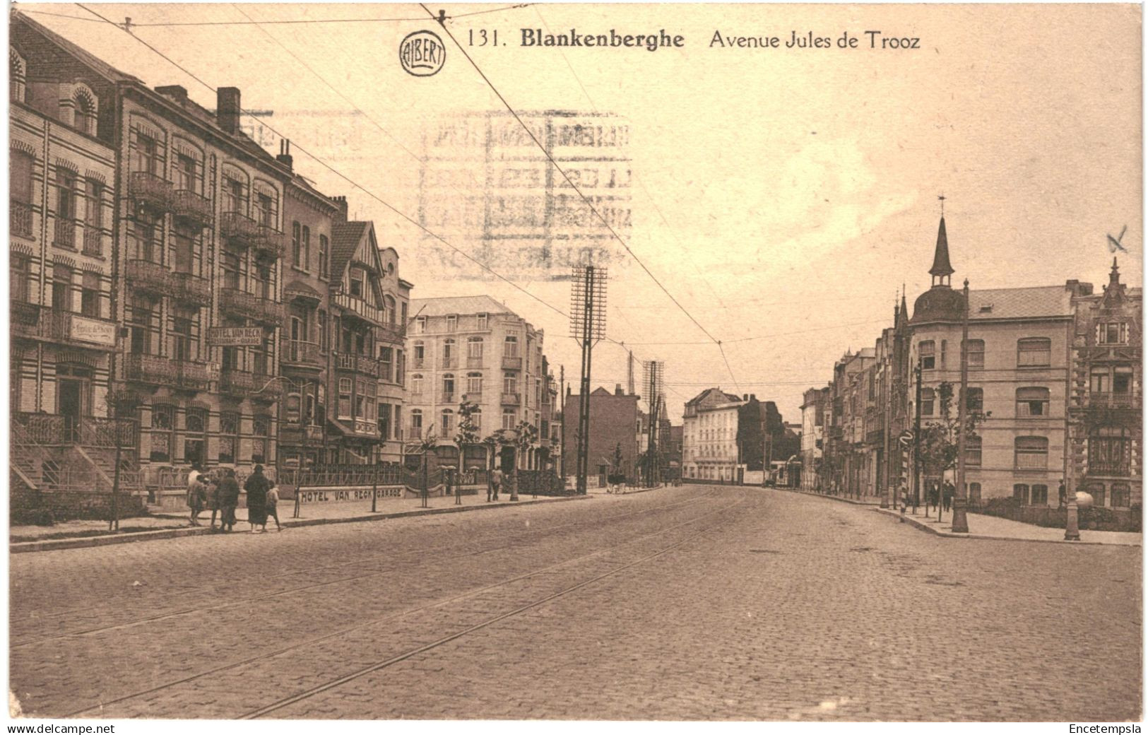 CPA Carte Postale Belgique Blankenberghe Avenue Jules de Trooz 1932  VM86879ok