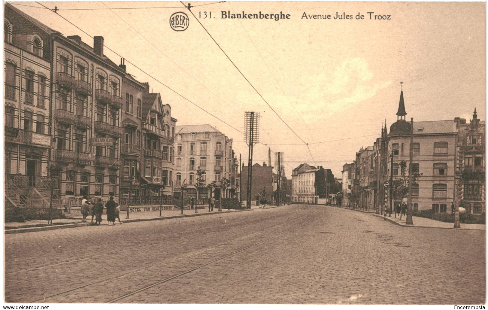 CPA  Carte postale Belgique  Blankenberghe Avenue Jules de Trooz VM69141