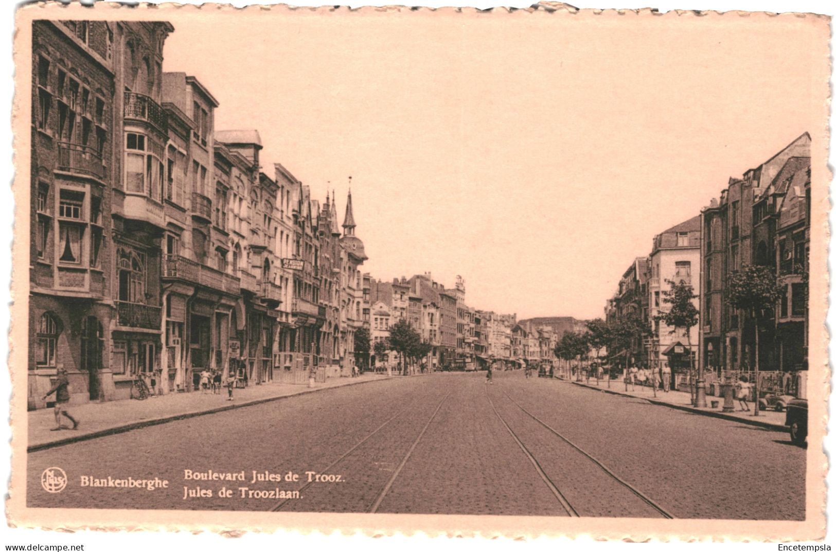 CPA Carte Postale Belgique Blankenberghe Boulevard Jules de Trooz   VM75366