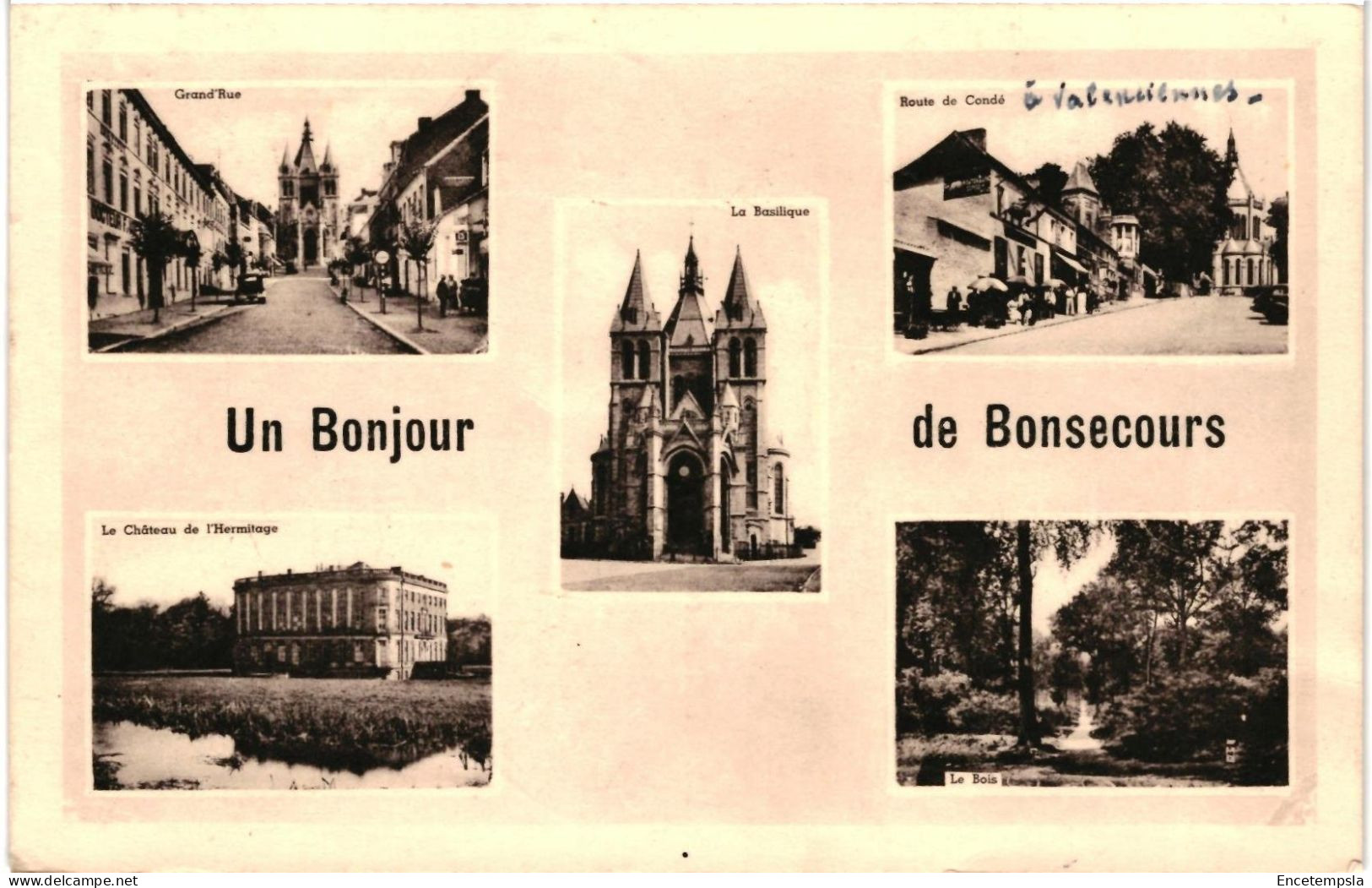 CPA Carte Postale Belgique  Bonsecours Un Bonjour de Bonsecours Multi Vues  1948 VM100783
