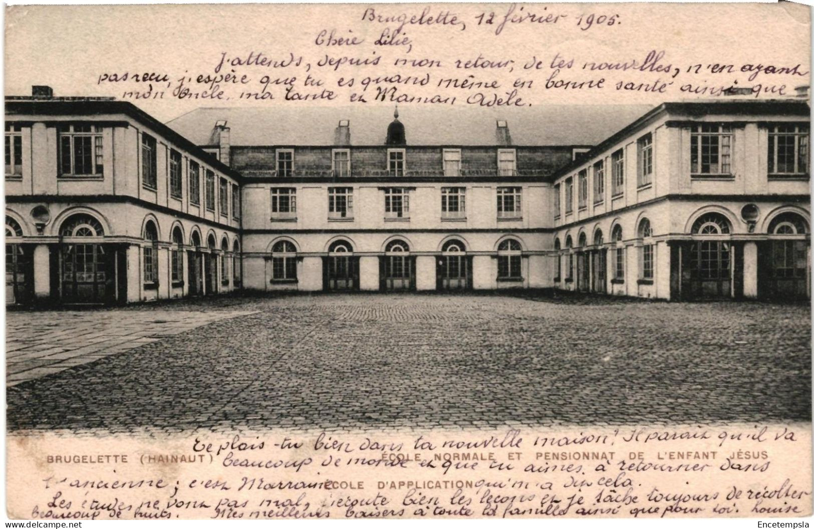 CPA  Carte Postale Belgique   Brugelette  Ecole normale et pensionnat de l'enfant Jésus 1905 VM98330