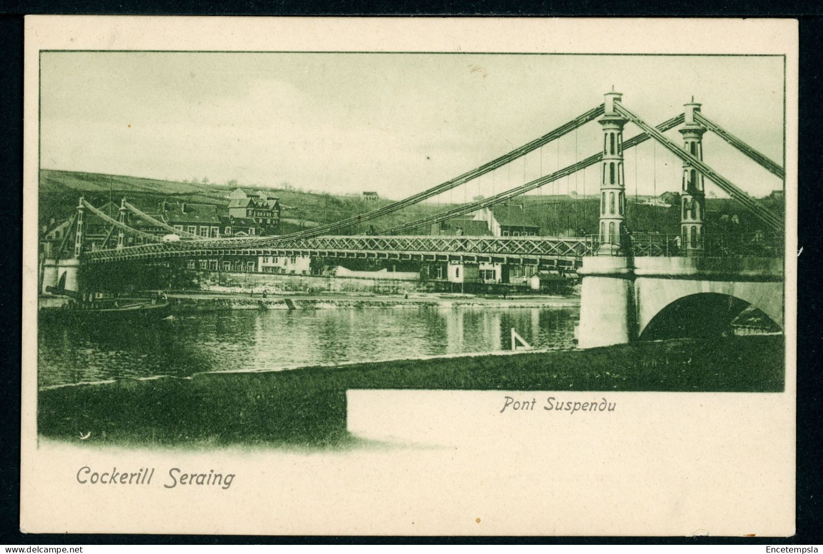 CPA - Carte Postale - Belgique - Cockerill - Seraing - Pont Suspendu (CP24556)