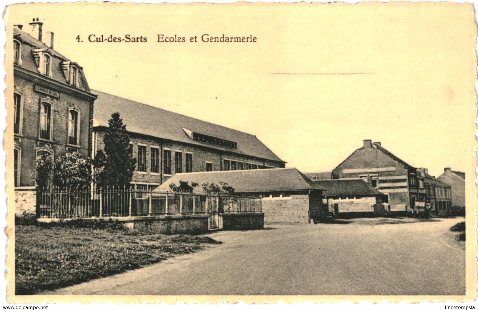 CPA  Carte postale Belgique  Cul-des-Sarts Ecole de Gendarmerie   VM64317ok