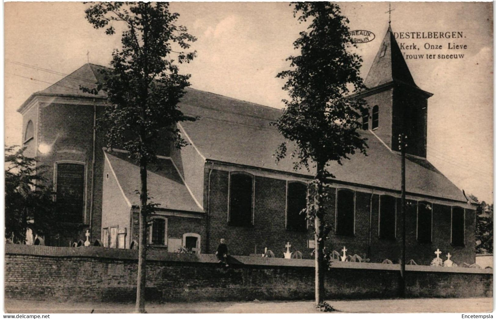 CPA  Carte Postale Belgique  Destelbergen Kerk Onze Lieve Vrouw ter Sneeuw  VM100971ok