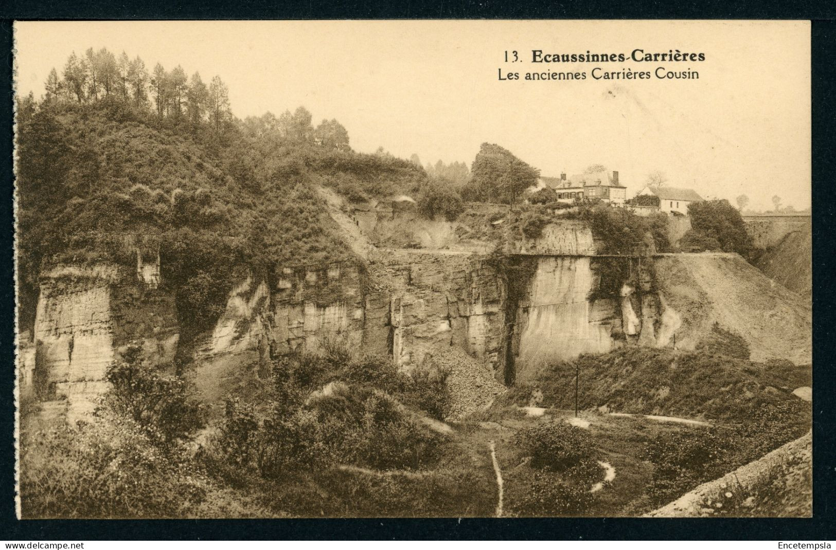CPA - Carte Postale - Belgique - Ecaussinnes Carrières - Les Anciennes Carrières Cousin (CP24200)