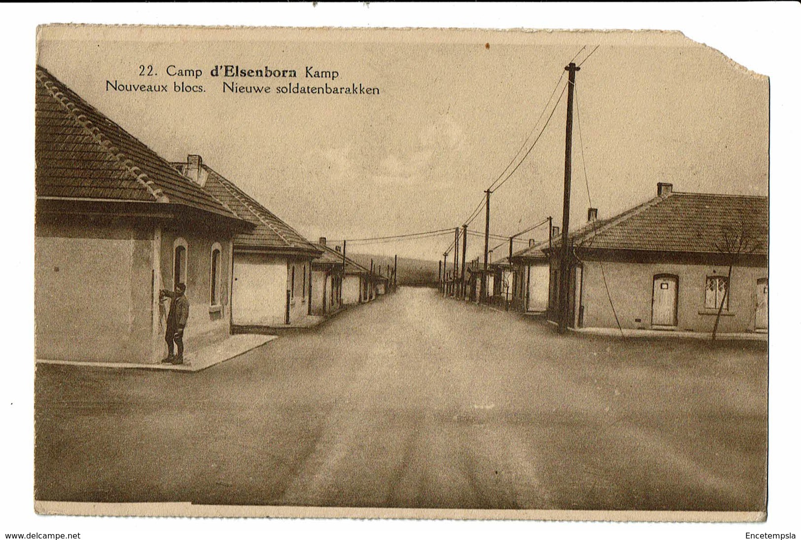 CPA - Carte Postale - Belgique -Elsenborn Kamp Nieuwe soldatenbarakken   VM809