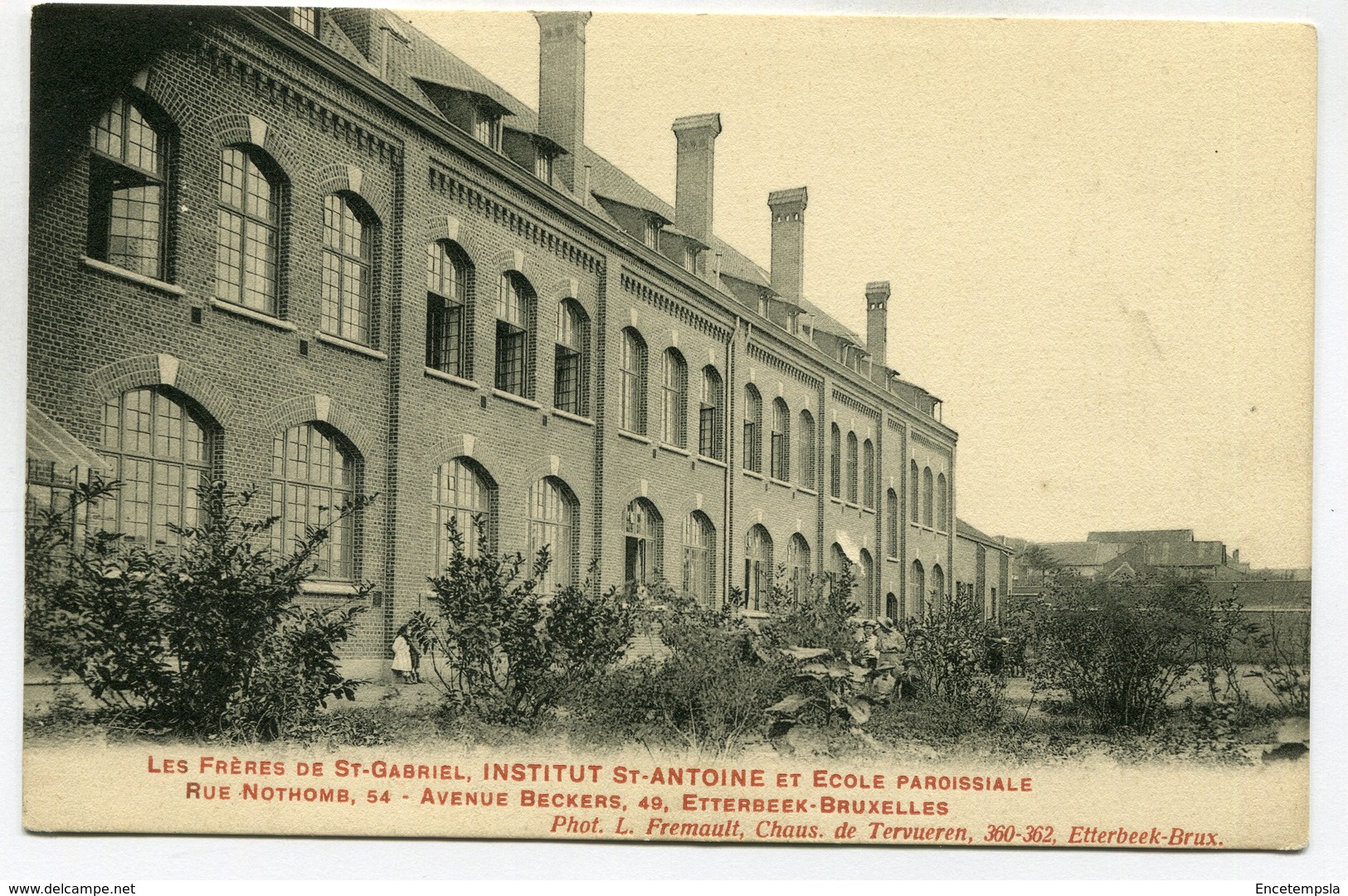 CPA - Carte Postale - Belgique - Etterbeek - Institut St Antoine et Ecole Paroissiale (SV5898)