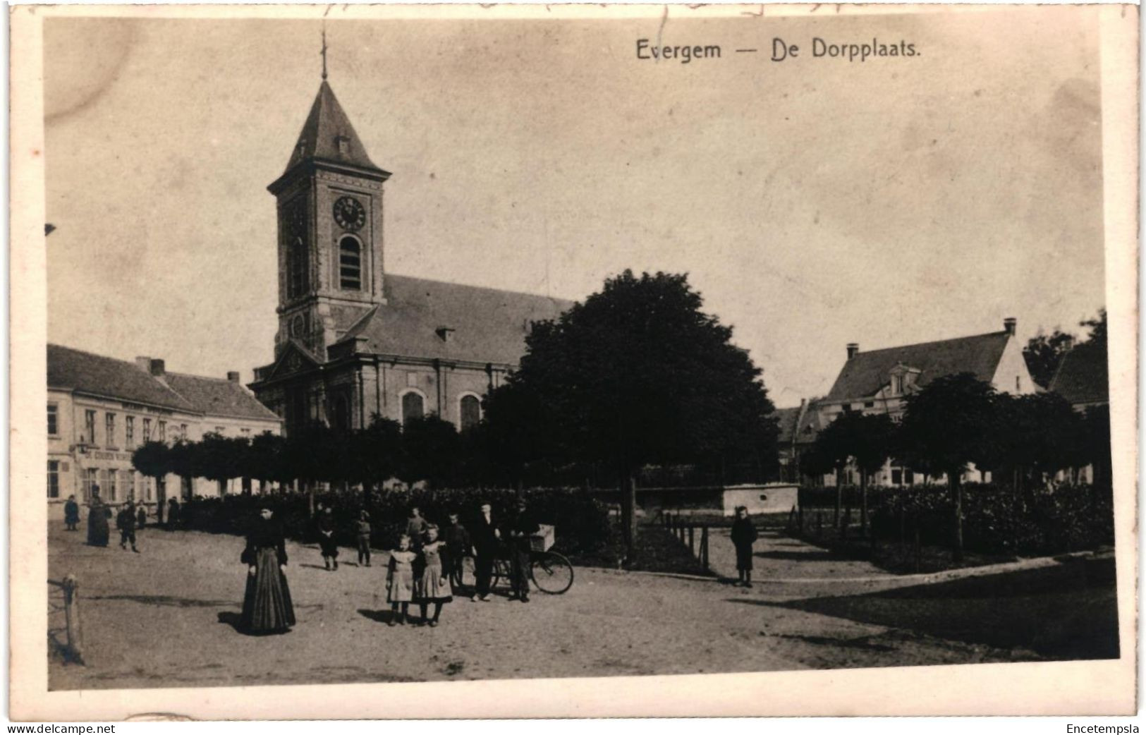 CPA Carte Postale Belgique  Evergem De Dorpplaats    VM101727
