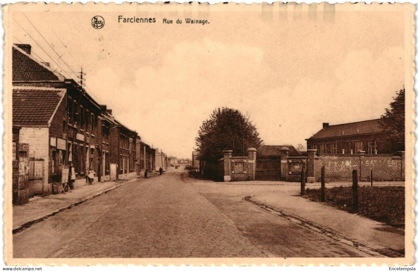 CPA Carte Postale Belgique  Farciennes Rue du Wainage 1942 VM98115ok