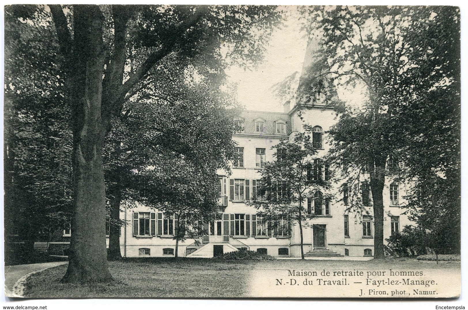 CPA - Carte Postale - Belgique - Fayt-lez-Manage - Maison de Retraite pour Hommes - 1913 (C8704)