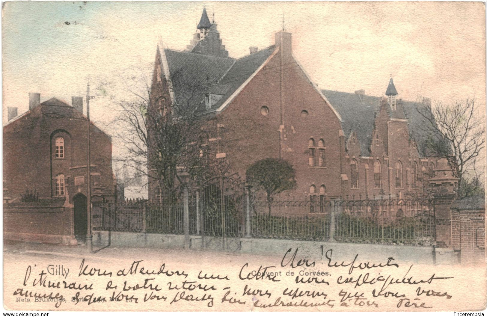 CPA  Carte Postale Belgique  Gilly Couvent des corvées 1904 VM87290