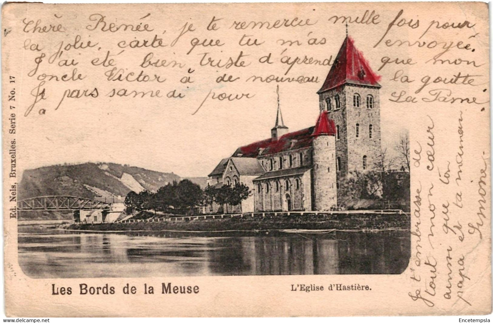 CPA  Carte Postale Belgique  Hastière L'église 1900  VM106714
