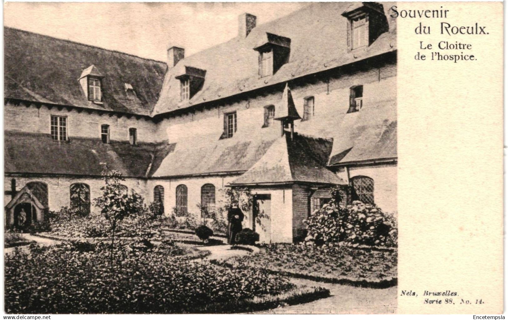 CPA Carte Postale  Belgique   Le Roeulx Souvenir Le Cloître de l'hospice  début 1900VM94264ok