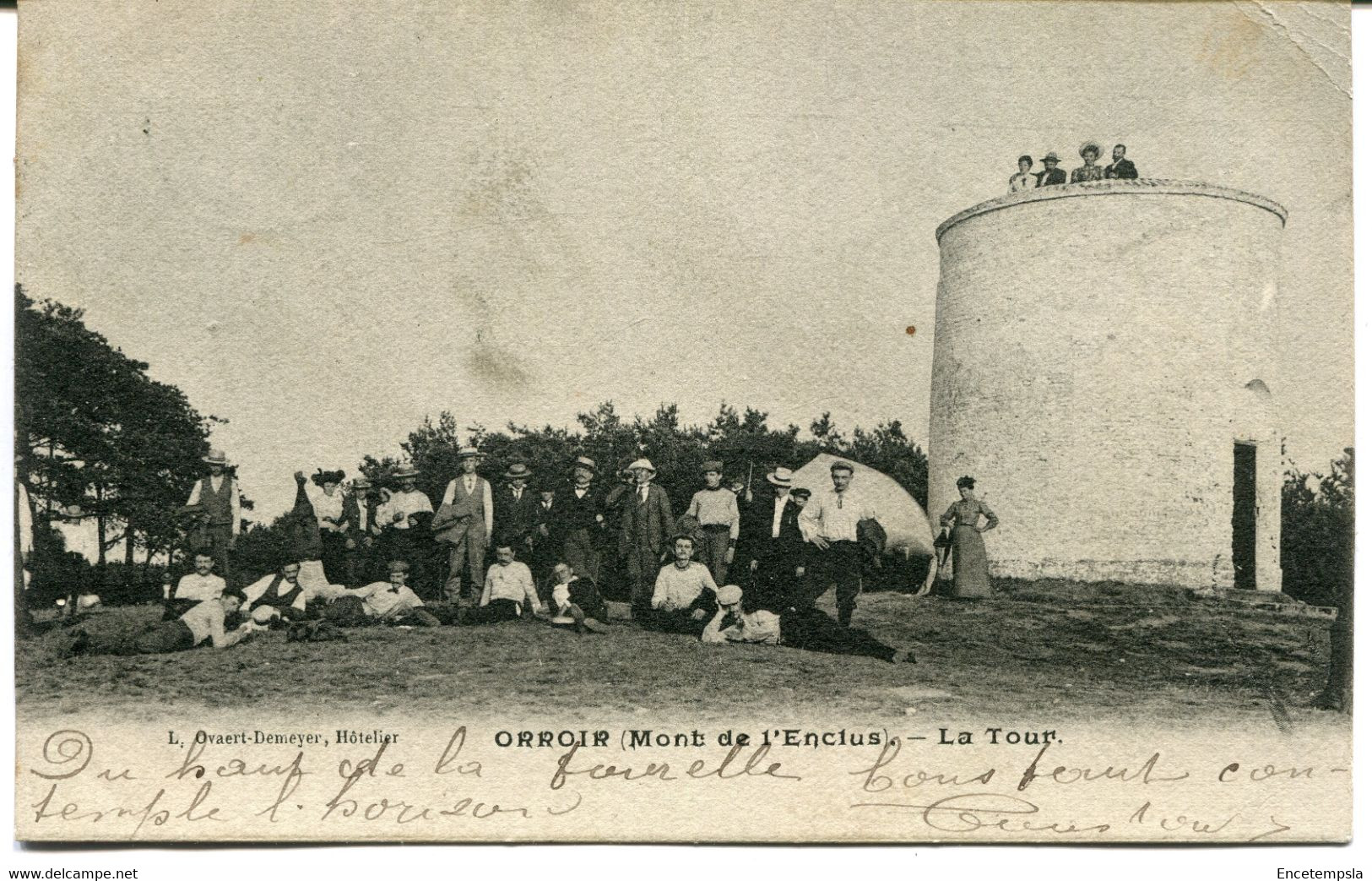 CPA - Carte postale - Belgique - Orroir - Mont de l'Enclus - La Tour - 1904 (AT16522)