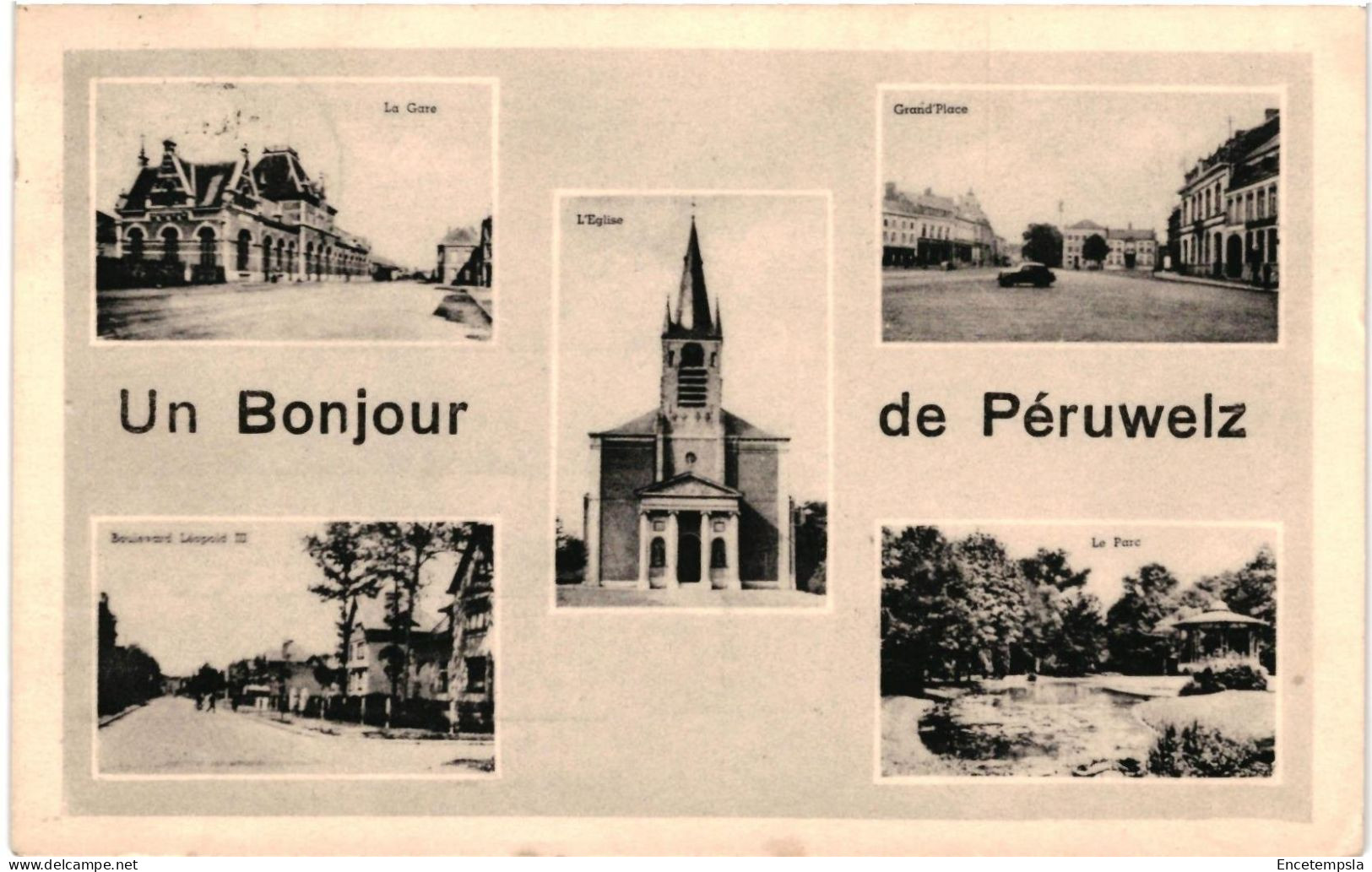 CPA Carte Postale  Belgique  Peruwelz Un Bonjour de Péruwelz Multi vues  VM100471
