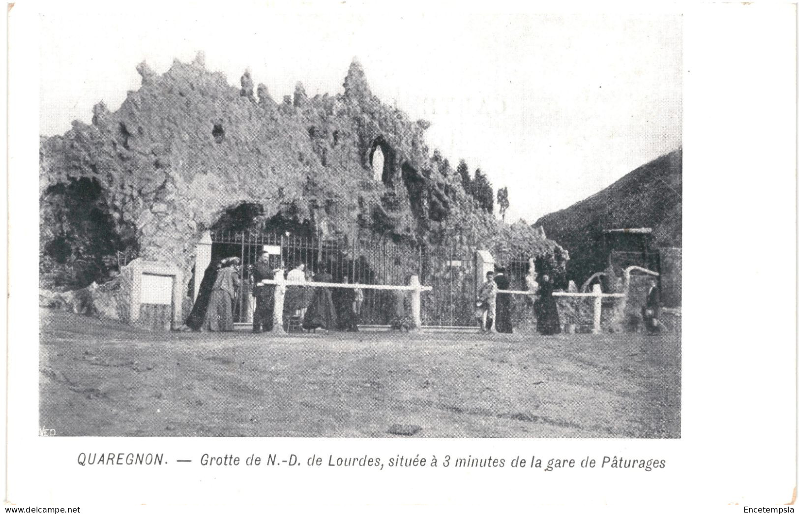 CPA Carte postale Belgique Quaregnon Grotte de N.D. de Lourdes début 1900  VM73327
